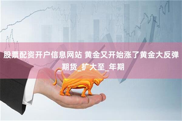 股票配资开户信息网站 黄金又开始涨了黄金大反弹_期货_扩大至_年期